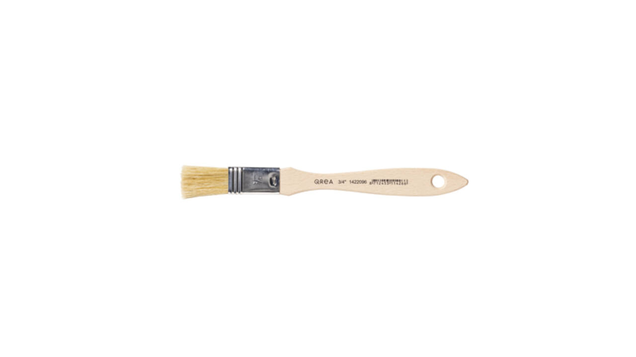 Kwast Qrea varkenshaar nr 3/4 breedte 20mm