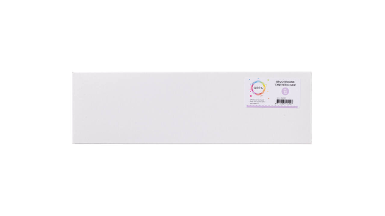 Penseel Qrea synthetisch haar nr 12 breedte 7,1mm