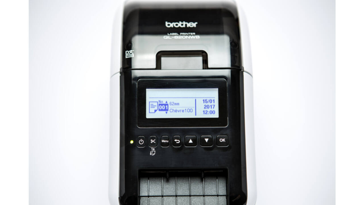 Labelprinter Brother DK QL-820NWBc desktop 62mm wit