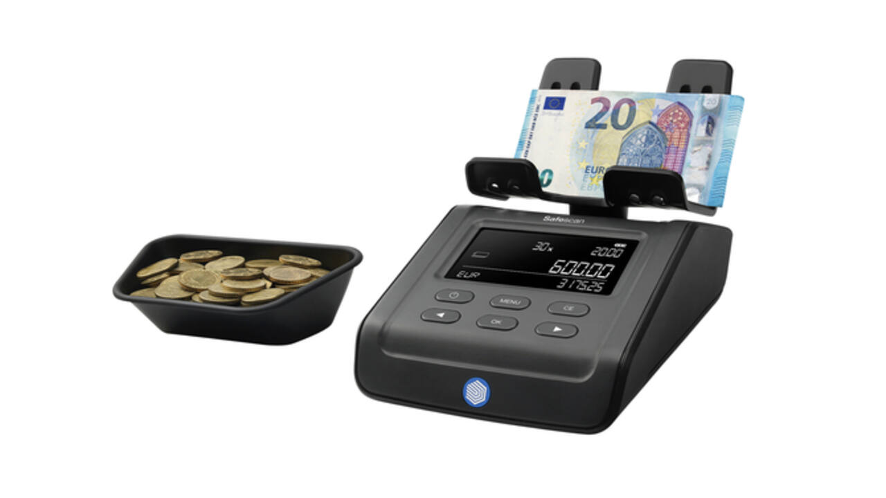 Geldtelweegschaal Safescan 6175 zwart