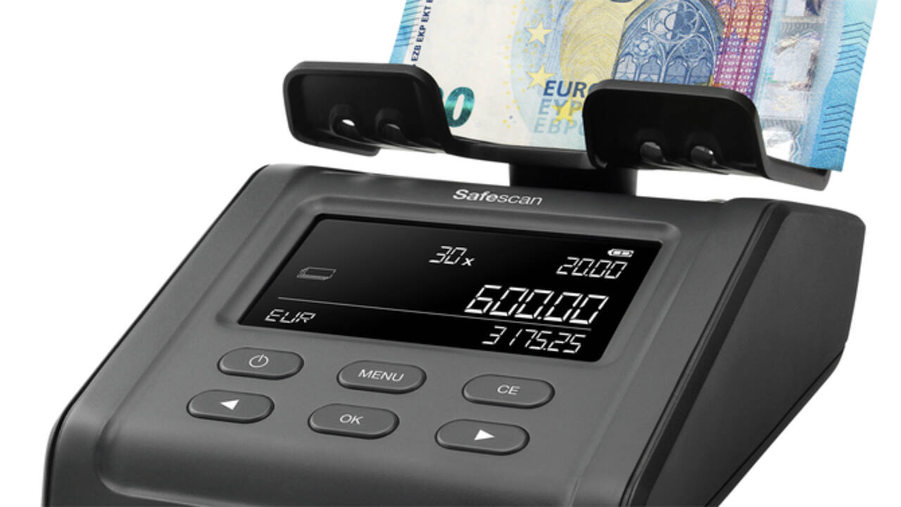 Geldtelweegschaal Safescan 6175 zwart