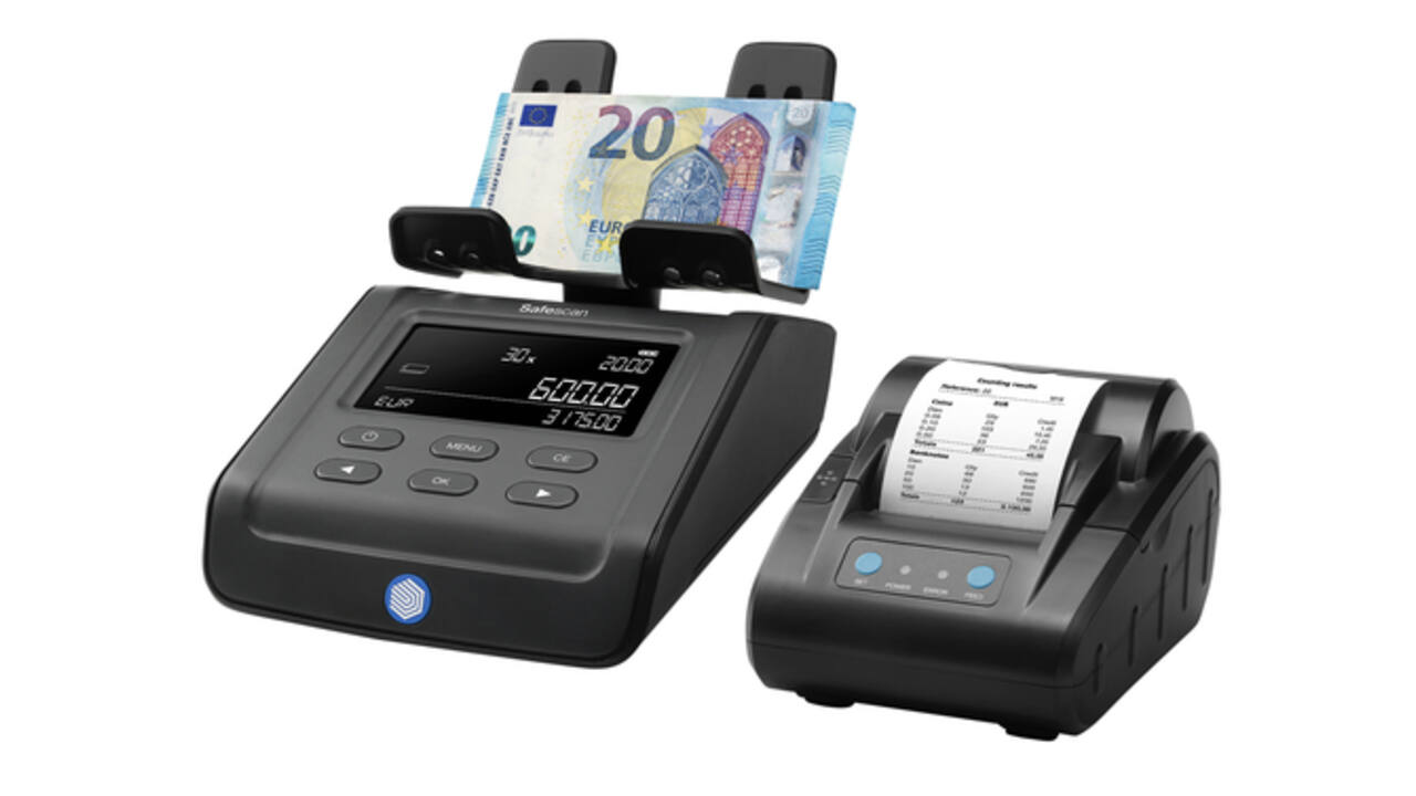 Geldtelweegschaal Safescan 6175 zwart