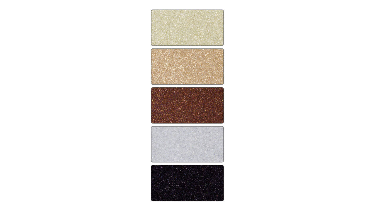 Glitterkarton Folia 50x70cm 300gr 5 vel classic assorti