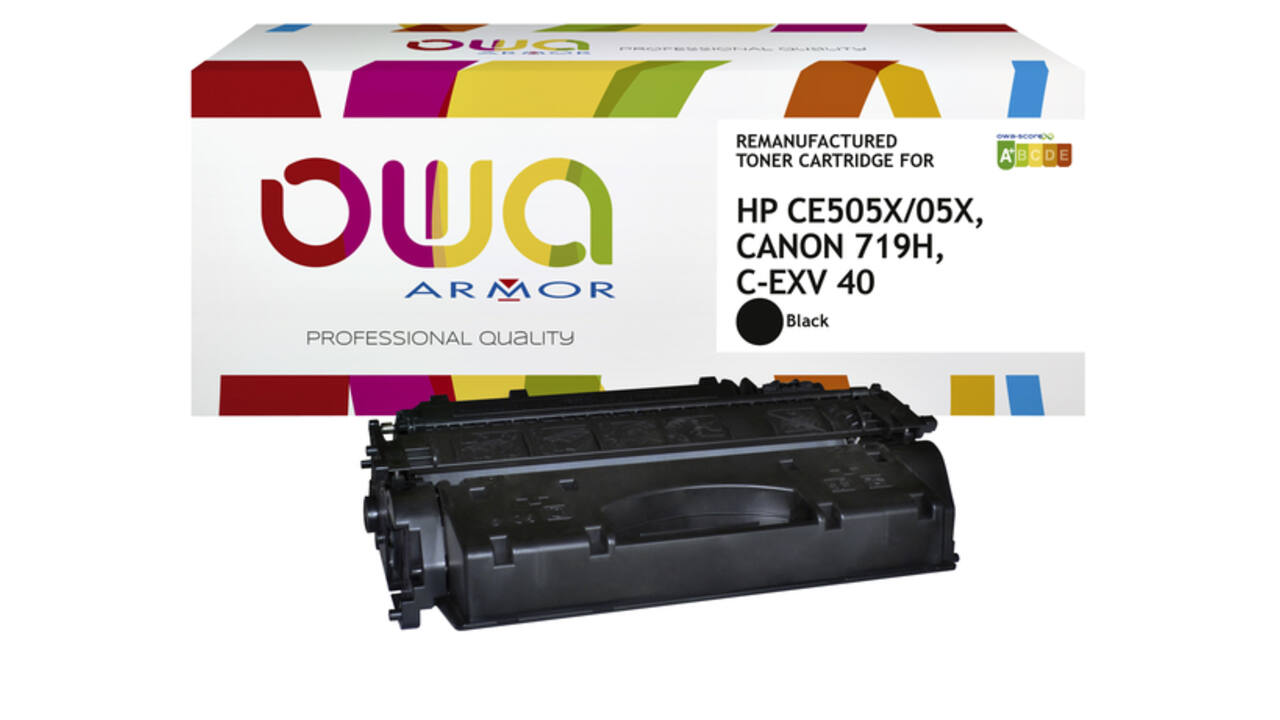 Tonercartridge OWA alternatief tbv HP CE505X zwart