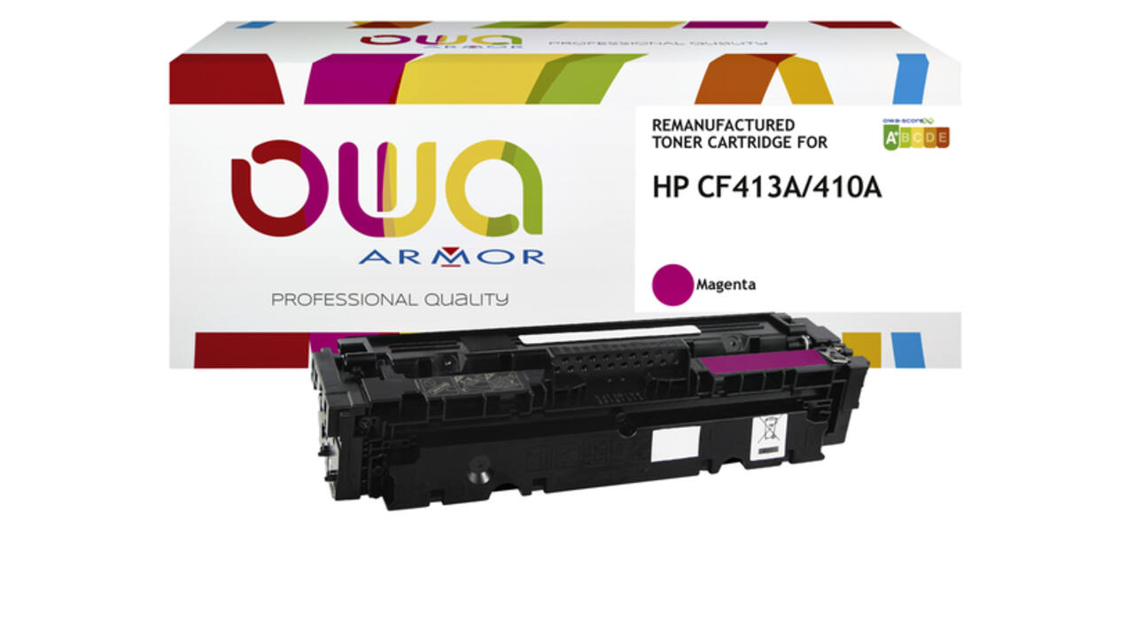 Tonercartridge OWA alternatief tbv HP CF413A rood