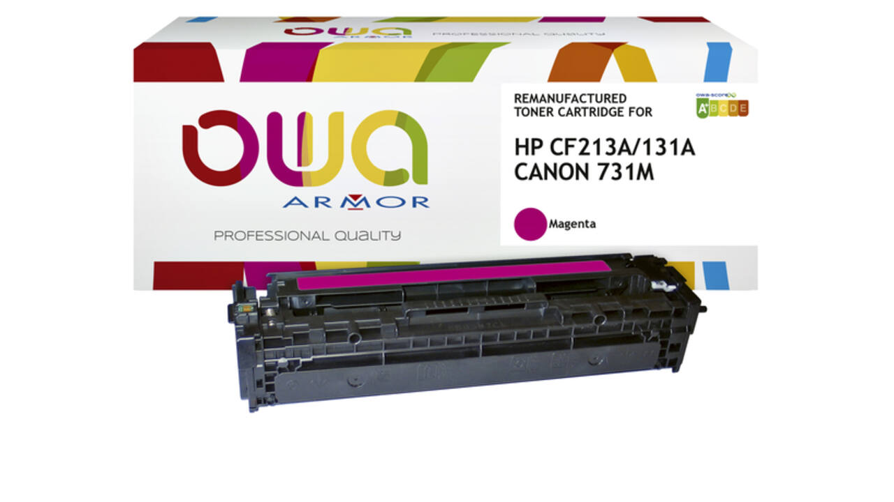 Tonercartridge OWA alternatief tbv HP CF213A rood