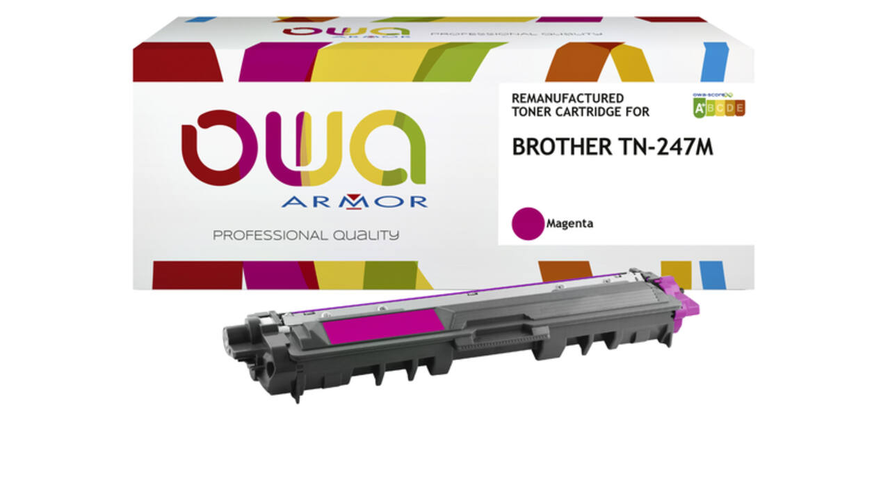 Toner OWA alternatief tbv Brother TN-247M rood