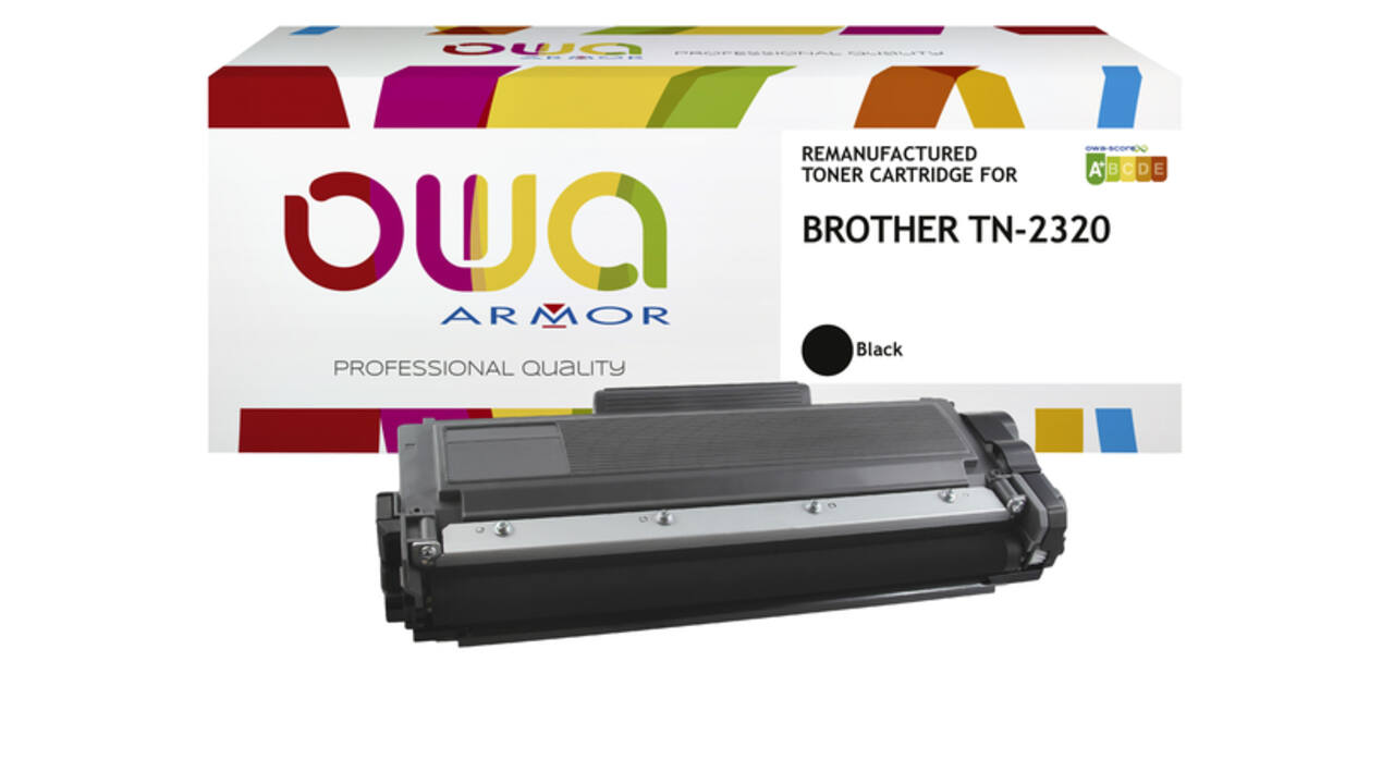 Toner OWA alternatief tbv Brother TN-2320BK zwart