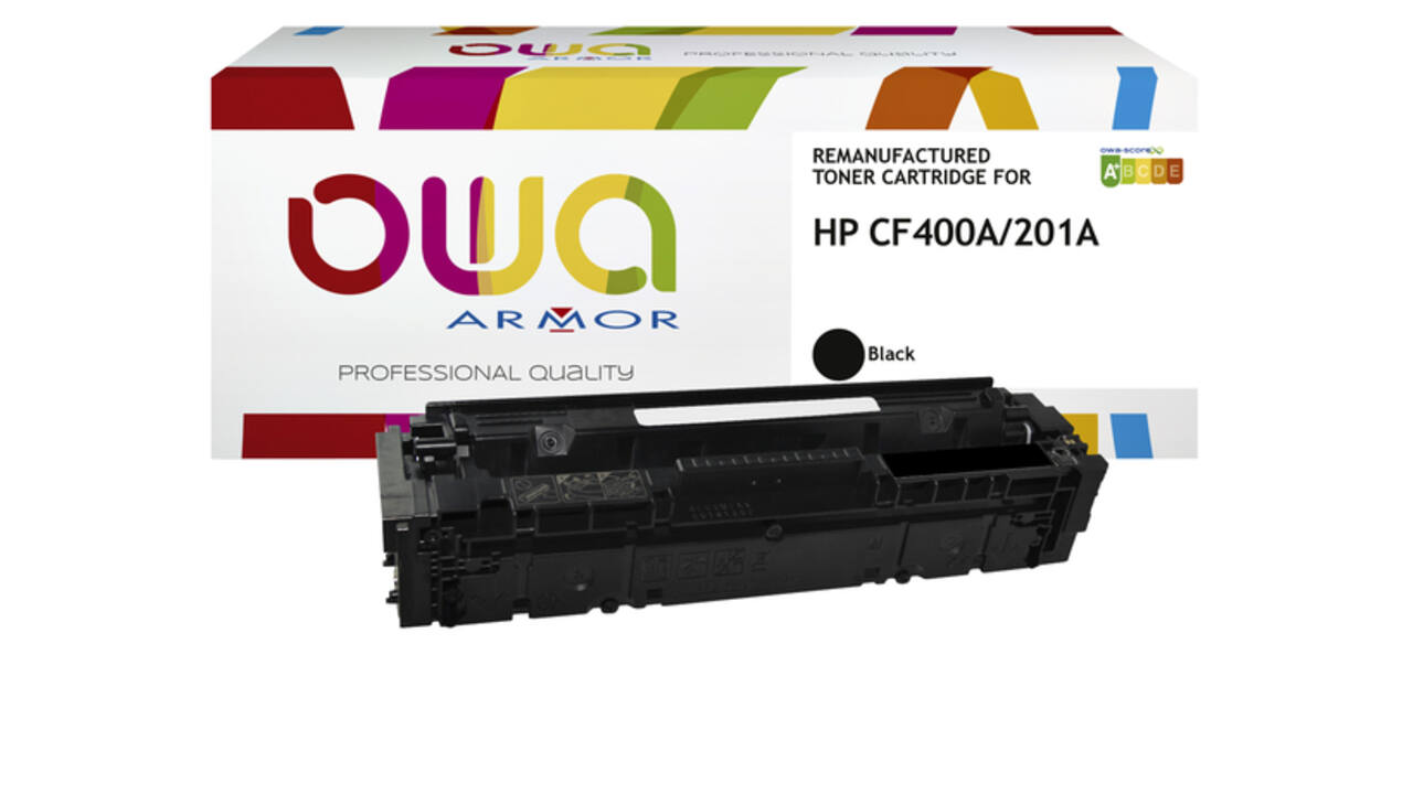 Tonercartridge OWA alternatief tbv HP CF400A zwart
