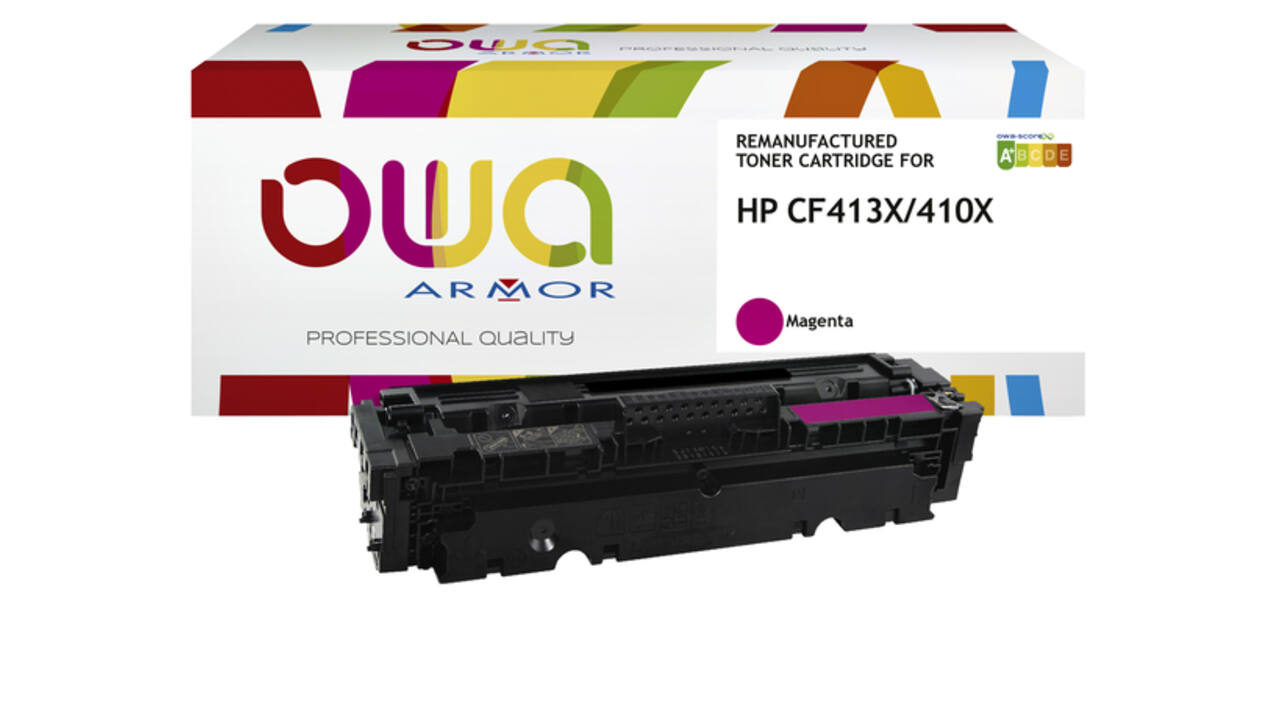 Tonercartridge OWA alternatief tbv HP CF413X rood