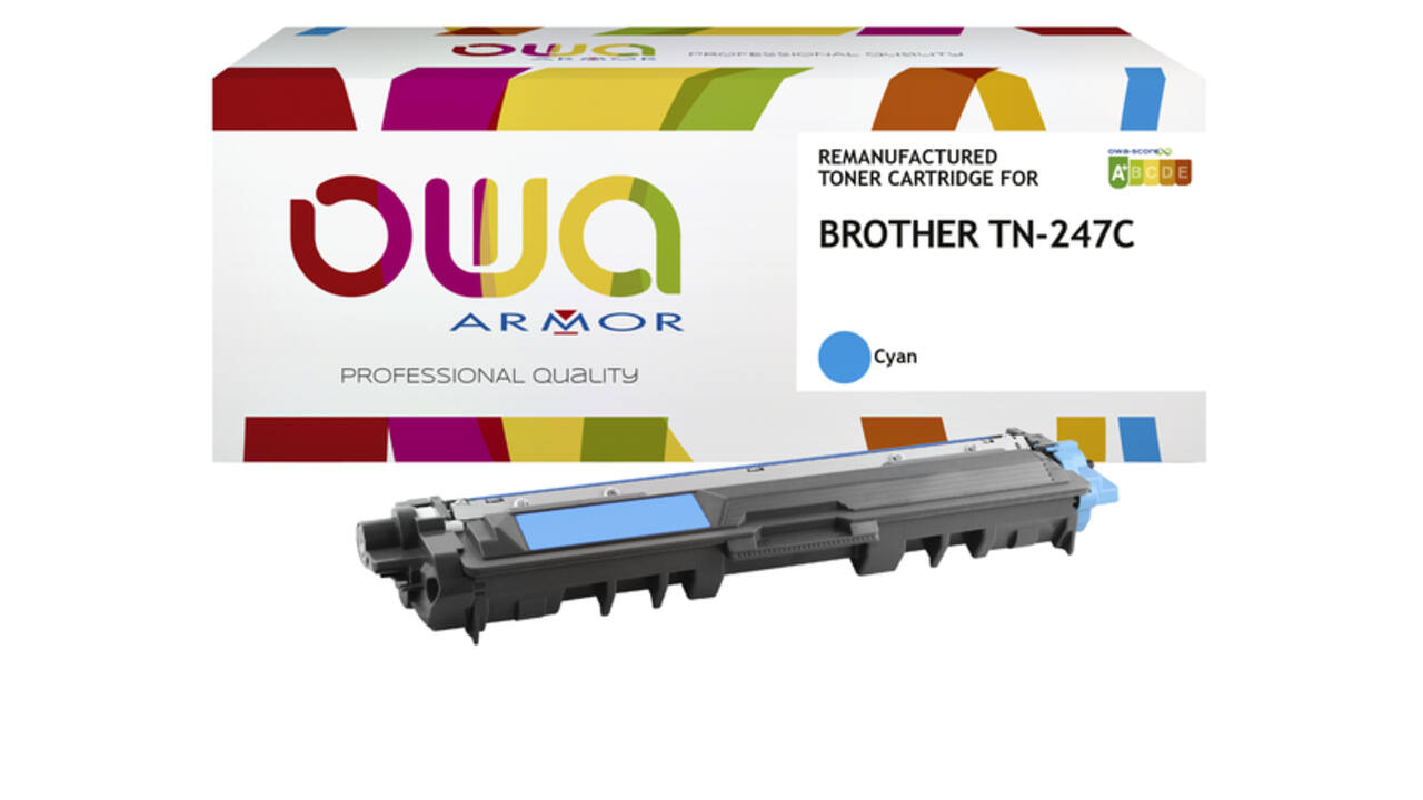 Toner OWA alternatief tbv Brother TN-247C blauw