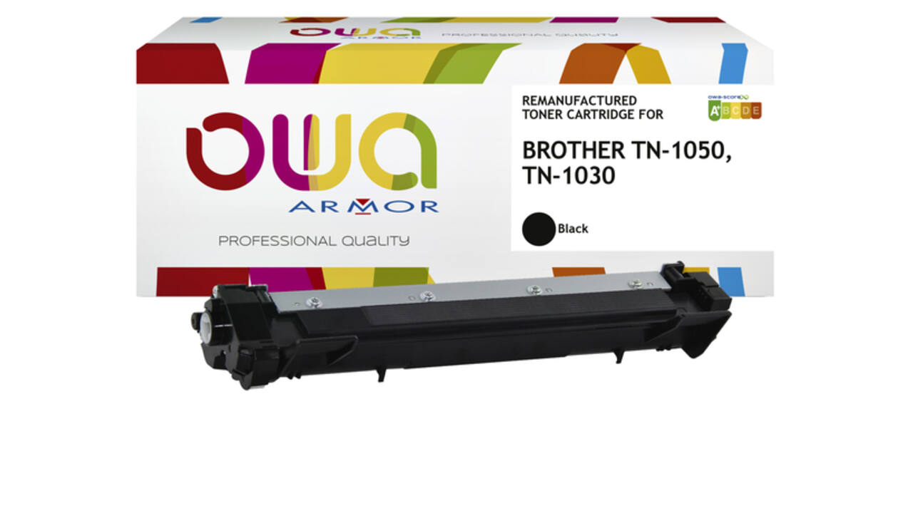 Toner OWA alternatief tbv Brother TN-1050BK zwart