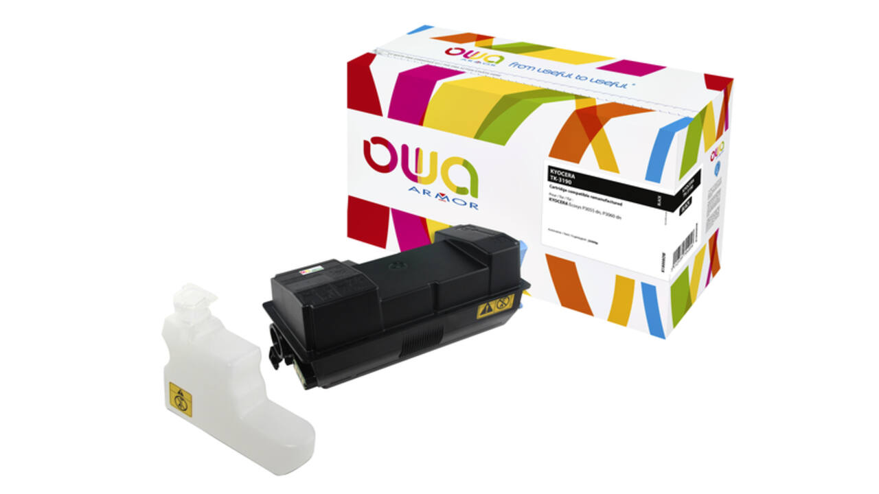Toner OWA alternatief tbv Kyocera TK-3190K zwart
