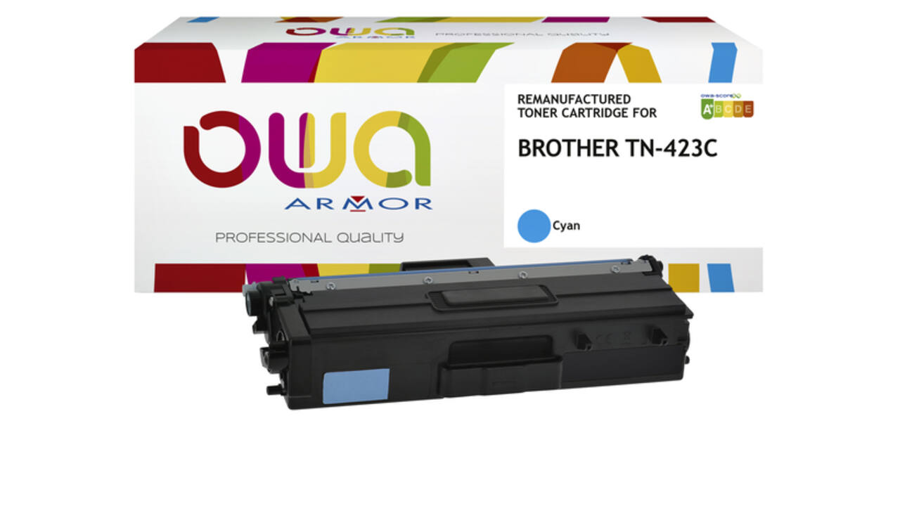 Toner OWA alternatief tbv Brother TN-423C blauw