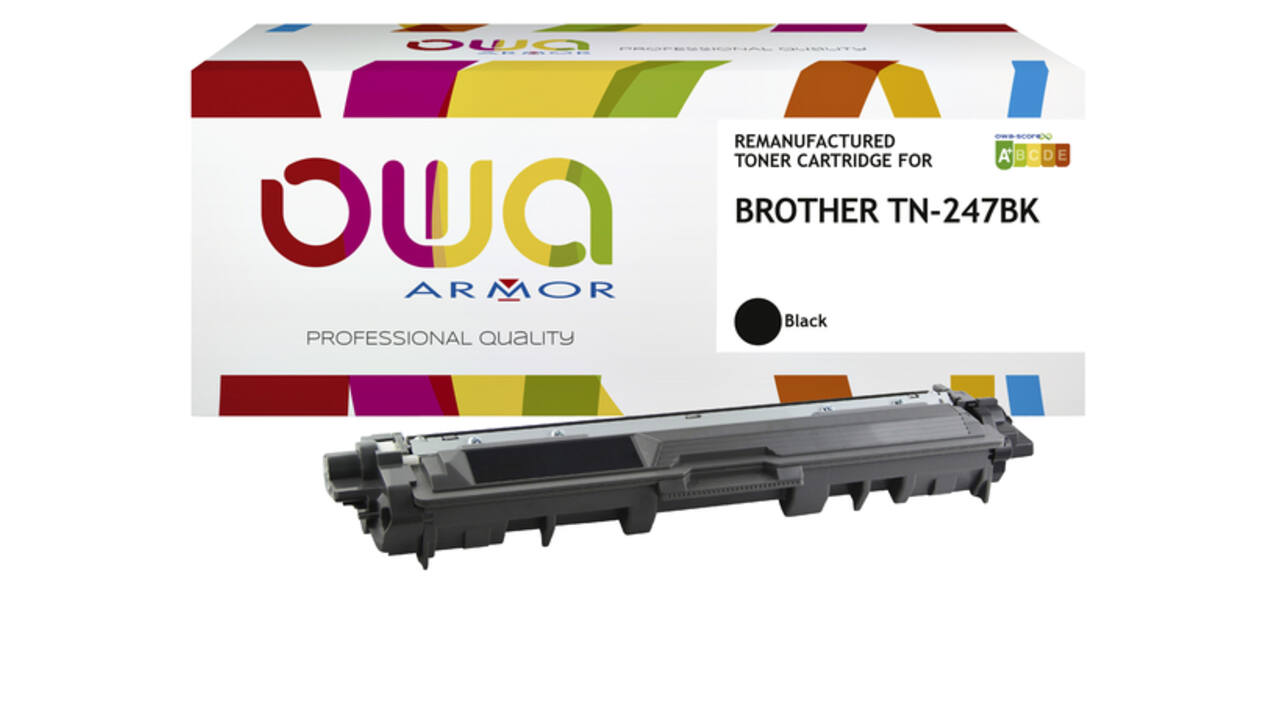 Toner OWA alternatief tbv Brother TN-247BK zwart