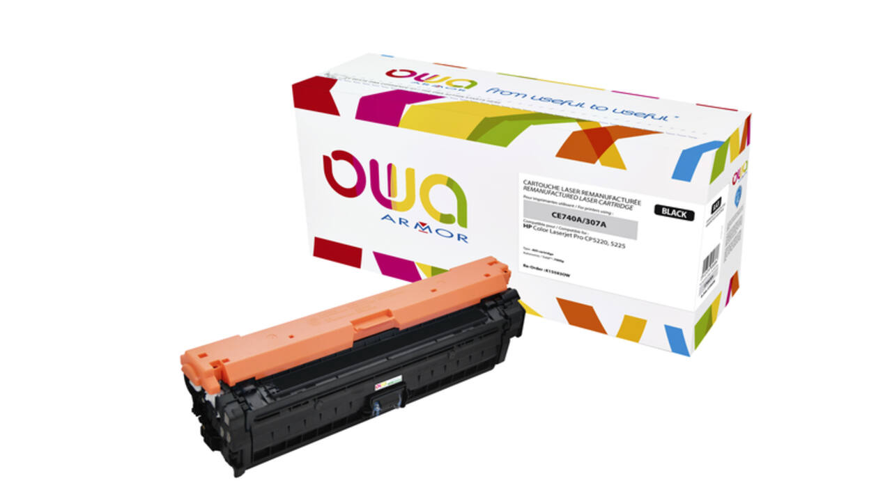 Tonercartridge OWA alternatief tbv HP CE740A zwart
