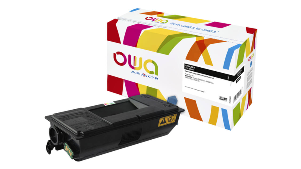 Toner OWA alternatief tbv Kyocera TK-3160K zwart
