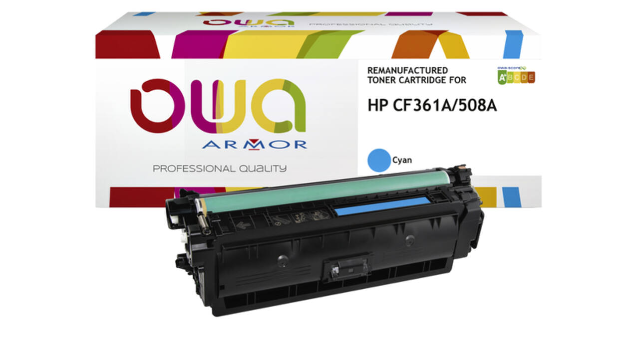 Tonercartridge OWA alternatief tbv HP CF361A blauw