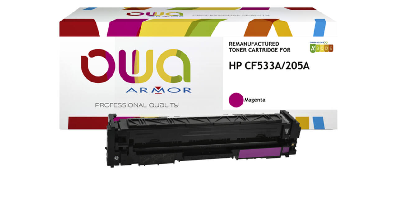 Tonercartridge OWA alternatief tbv HP CF533A rood