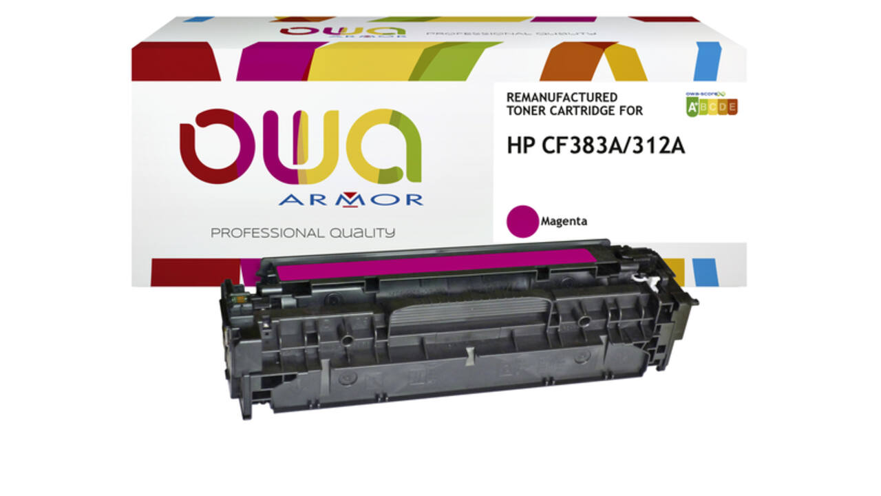 Tonercartridge OWA alternatief tbv HP CF383A rood