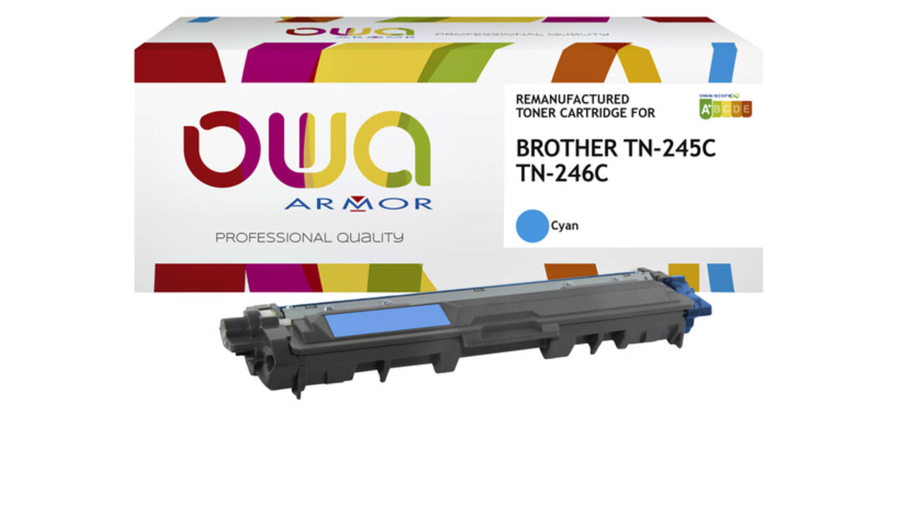 Toner OWA alternatief tbv Brother TN-245C blauw