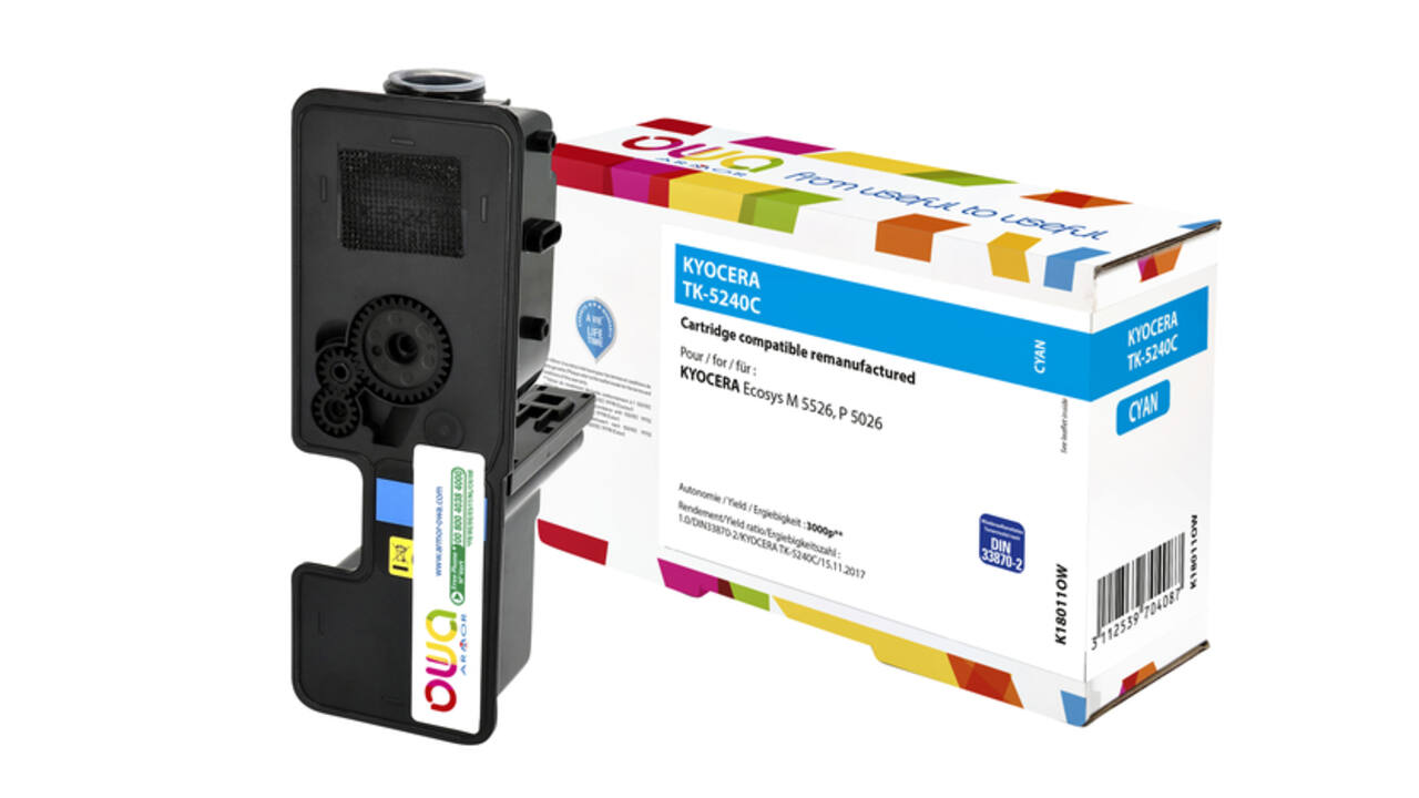 Toner OWA alternatief tbv Kyocera TK-5240C blauw