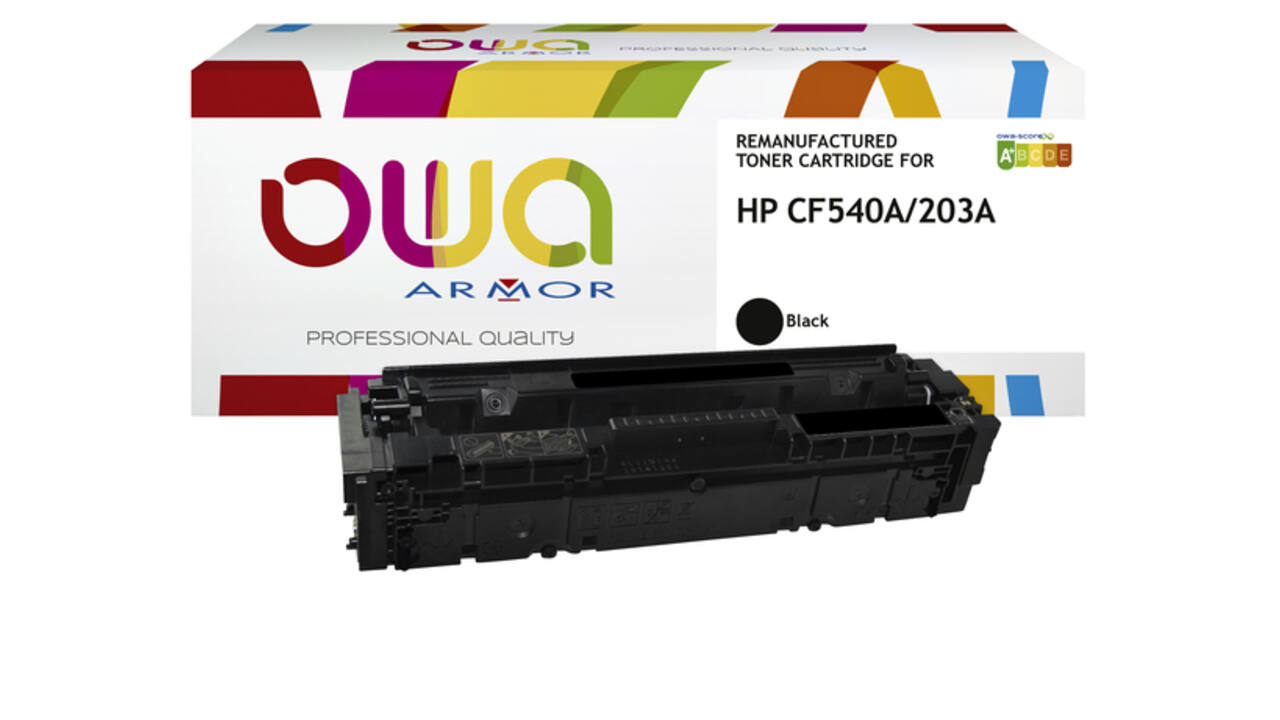 Tonercartridge OWA alternatief tbv HP CF540A zwart