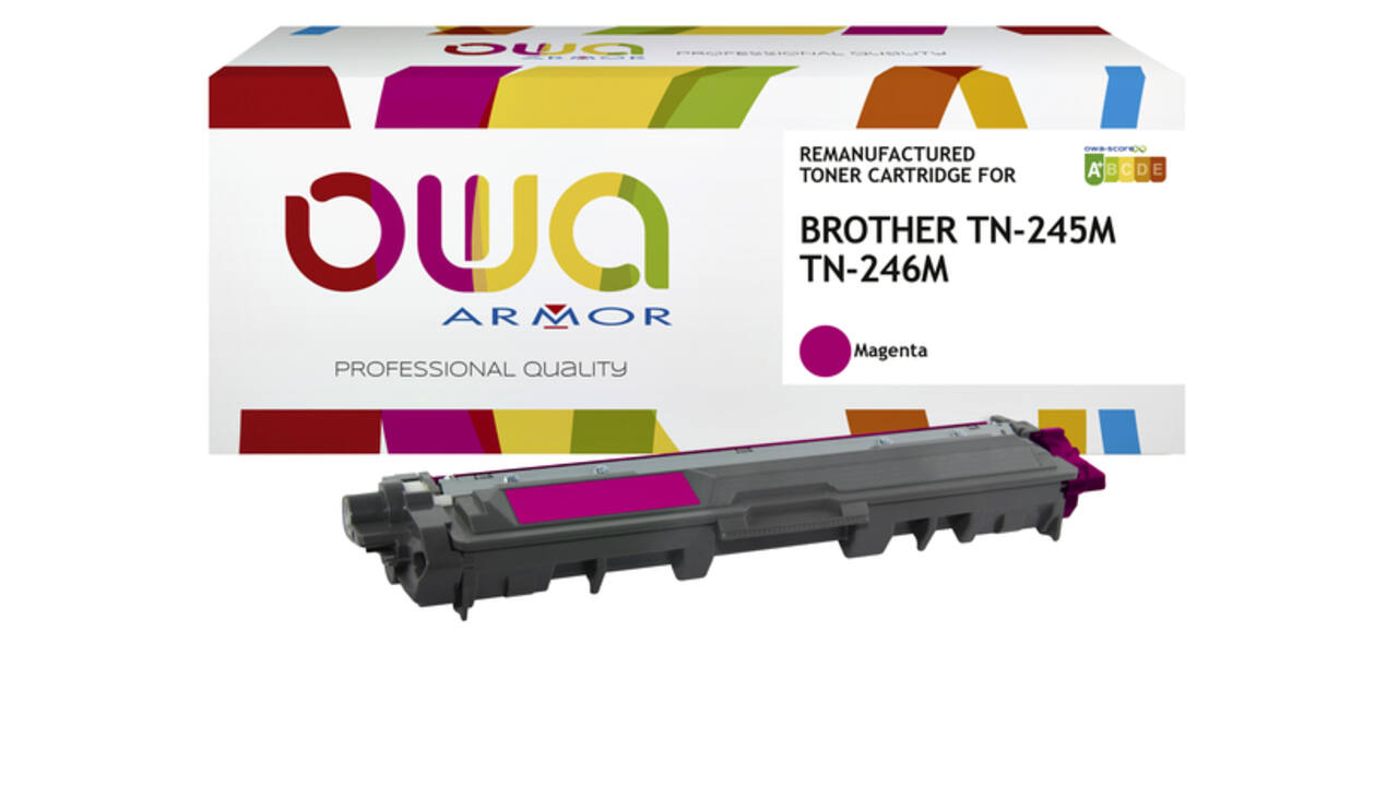 Toner OWA alternatief tbv Brother TN-245M rood