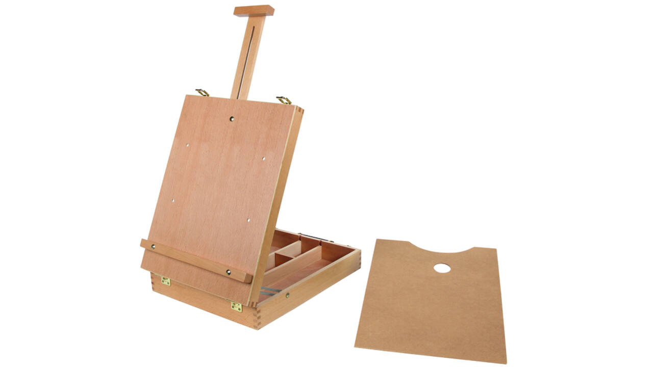 Kist ezel Conda hout 42x33x8.5cm