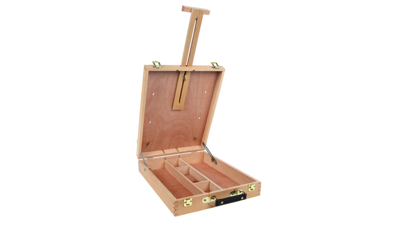 Kist ezel Conda hout 42x33x8.5cm