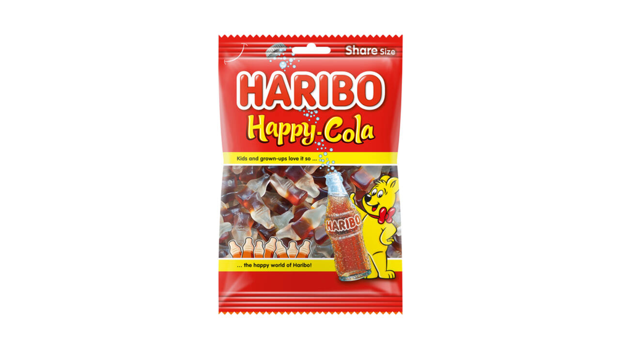 Snoep Haribo Happy Cola zak 250gr