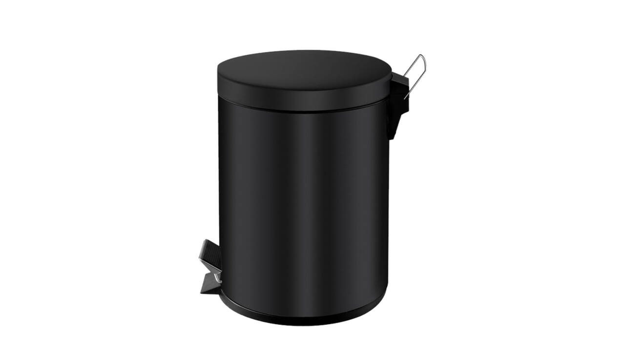 Pedaalemmer Vepa Bins 5 liter zwart