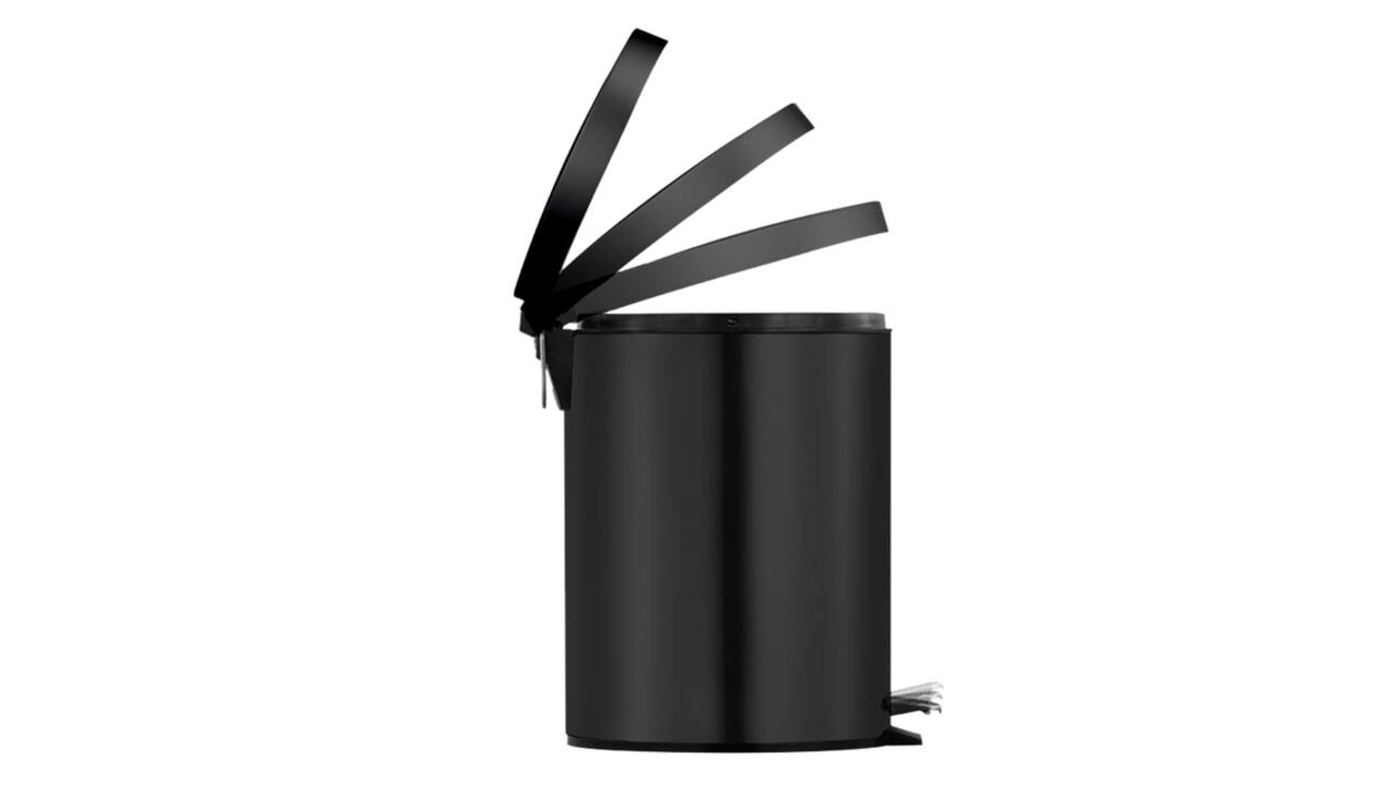 Pedaalemmer Vepa Bins 5 liter zwart