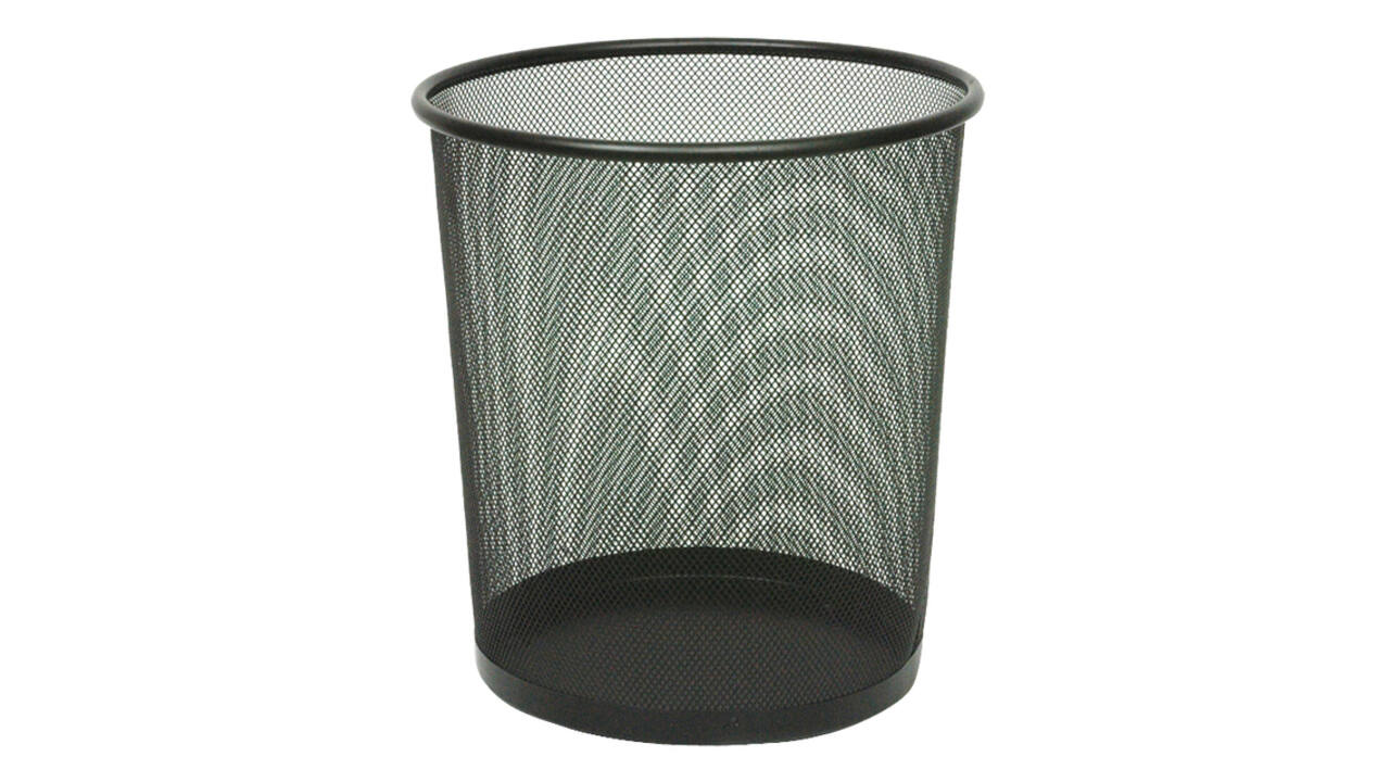 Papierbak Vepa Bins rond 19 liter zwart