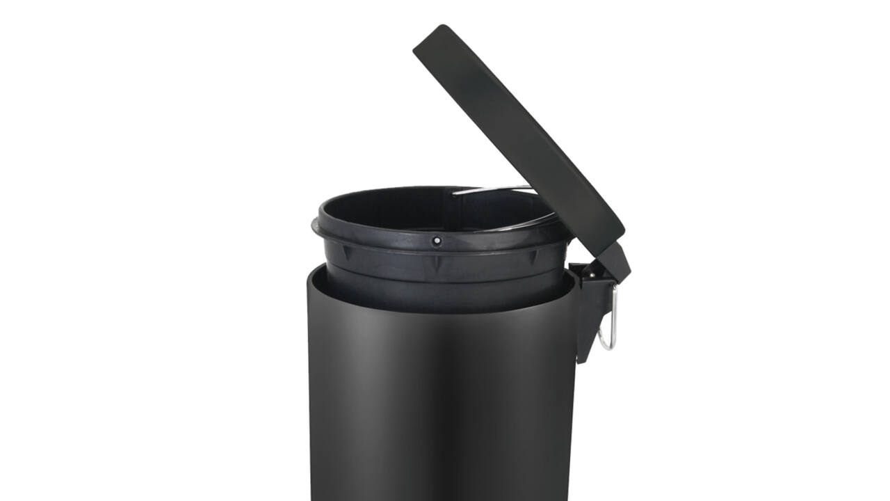 Pedaalemmer Vepa Bins 12 liter zwart