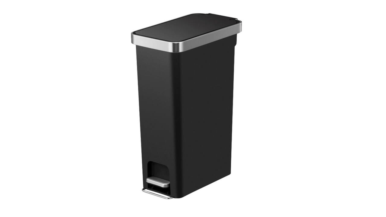 Pedaalemmer EKO Hana Slim 40 liter zwart