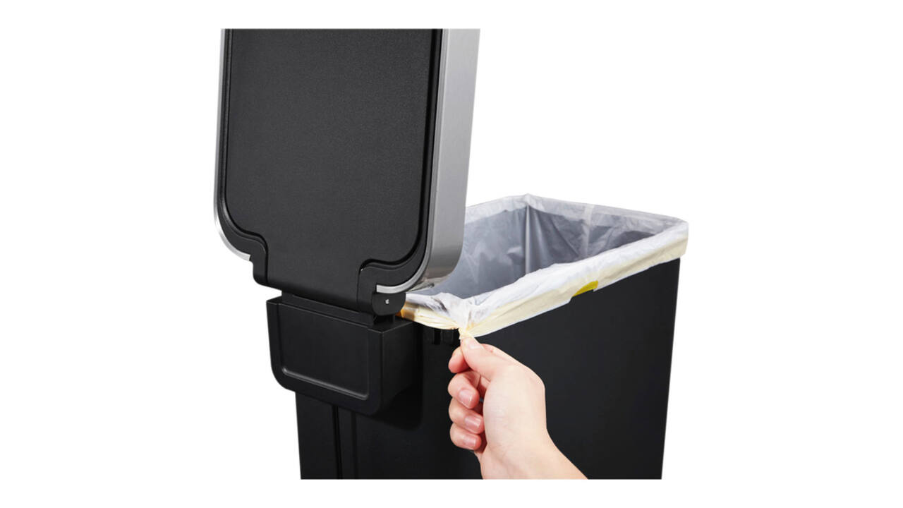 Pedaalemmer EKO Hana Slim 40 liter zwart