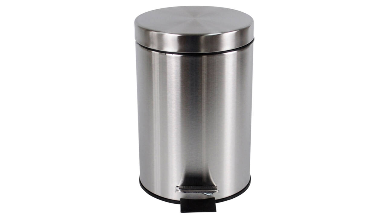 Pedaalemmer BRASQ 20 liter rvs