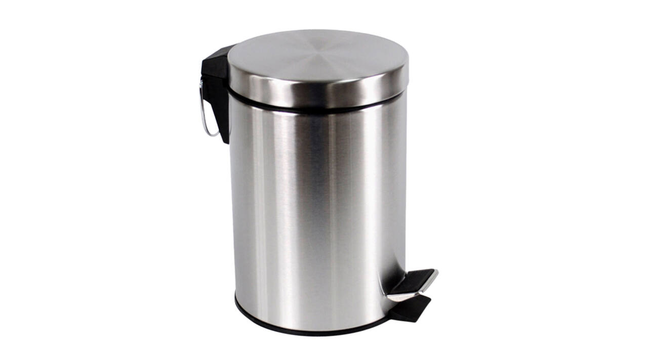 Pedaalemmer BRASQ 20 liter rvs