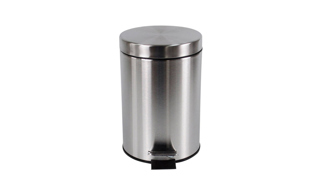 Pedaalemmer BRASQ 12 liter rvs