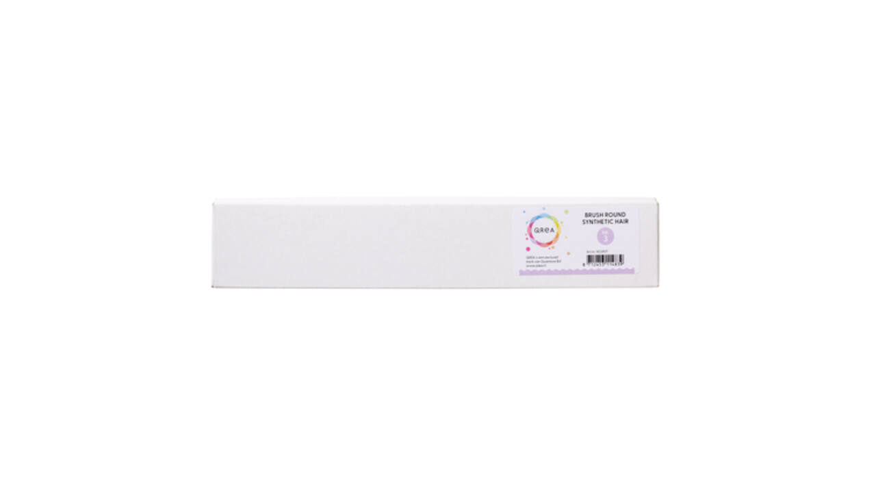 Penseel Qrea synthetisch haar nr 3 breedte 3,0mm