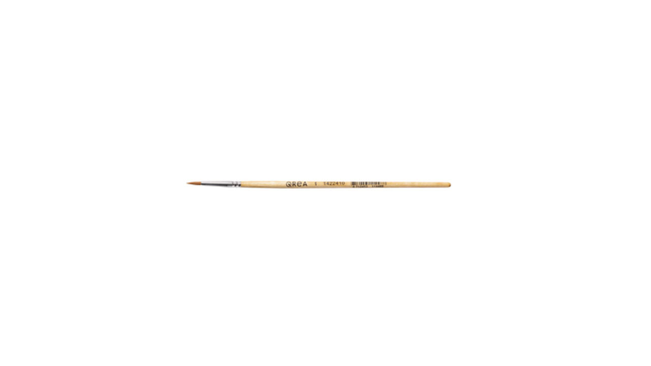 Penseel Qrea synthetisch haar nr 1 breedte 2,7mm