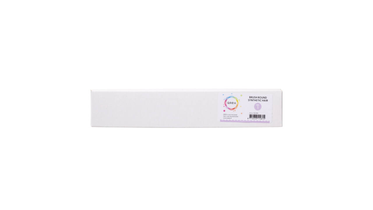 Penseel Qrea synthetisch haar nr 1 breedte 2,7mm