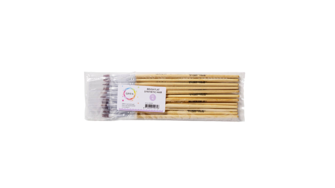 Kwast Qrea synthetisch haar nr 4 breedte 4,9mm