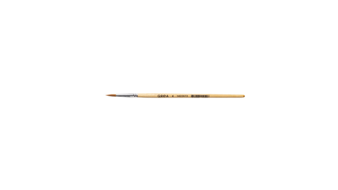 Penseel Qrea synthetisch haar nr 4 breedte 3,5mm
