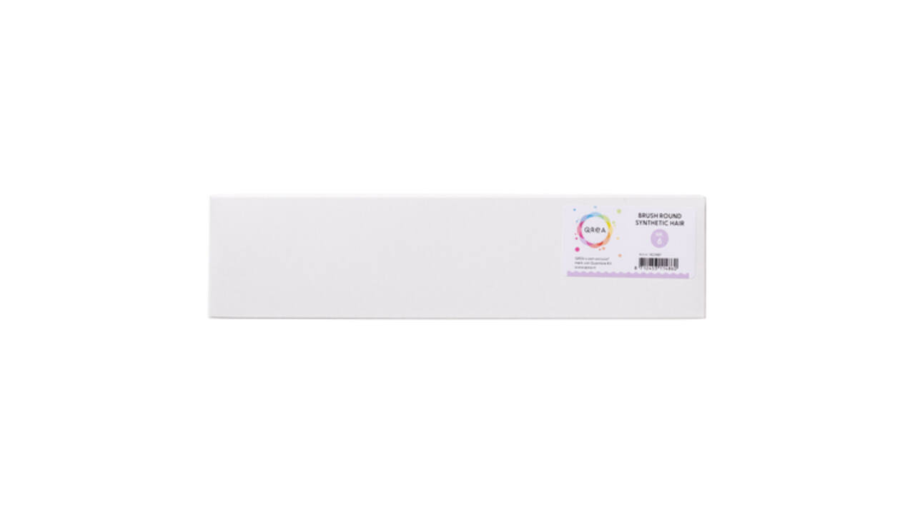 Penseel Qrea synthetisch haar nr 6 breedte 3,9mm