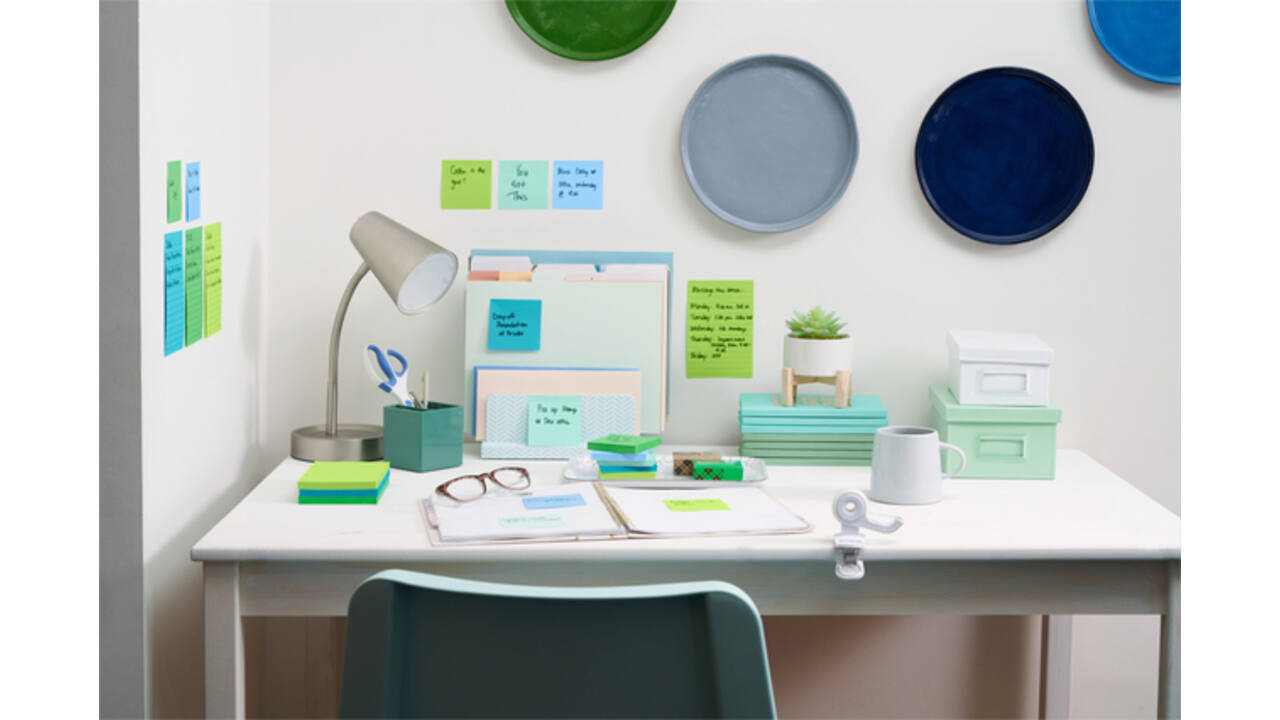Memoblok 3M Post-it 655 76mmx127mm Super Sticky Oasis 5 stuks