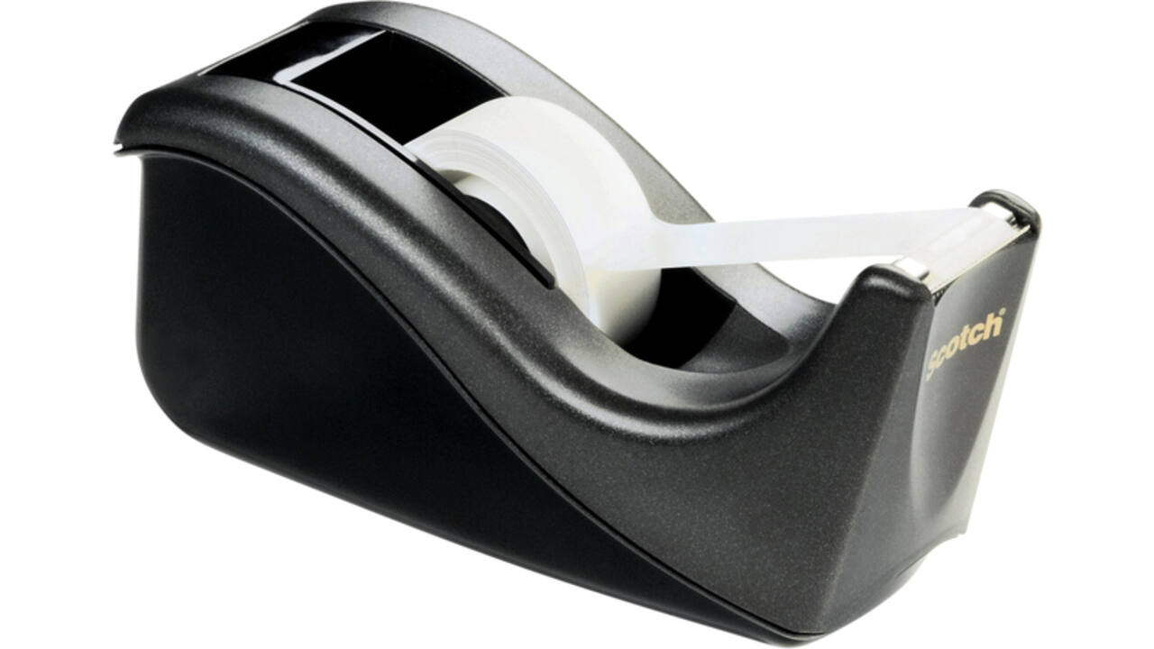 Plakbandhouder Scotch C60 zwart + 4 rollen Magic tape 19mmx33m 5 stuks