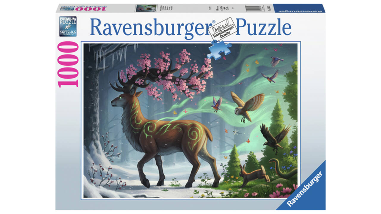 Puzzel Ravensburger Hert van de lente 1000 stukjes