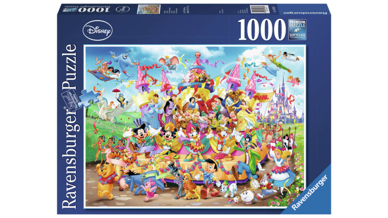 Puzzel Ravensburger Disney optocht 1000 stukjes